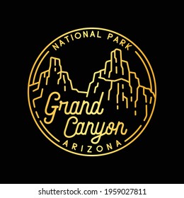 Grand Canyon Logo. Vector And Illustration.