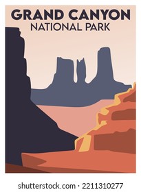 Grand Canyon national park with beautiful view 