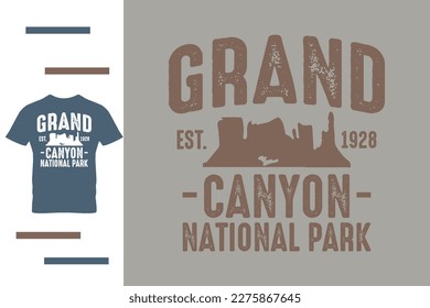 Grand Canyon National Park t Shirt Design