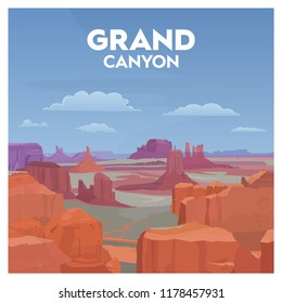 Grand Canyon National Park of USA America Purple Orange Mountain Desert