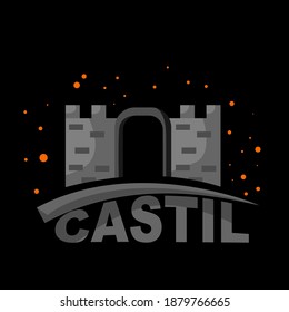 Grand Castle Logo Design Vector