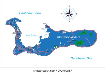 Grand Cayman Map