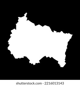 Grand Est Map. Region of France. Vector illustration.