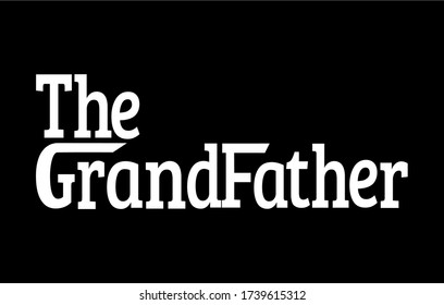 the grand ftaher vector logo for print on tshirt, waal art, etc