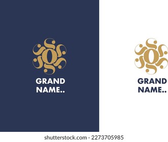 GRAND NAME GG logo for Branding