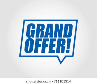 Grand offer