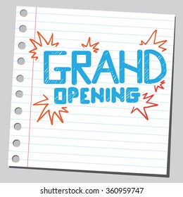 Grand opening