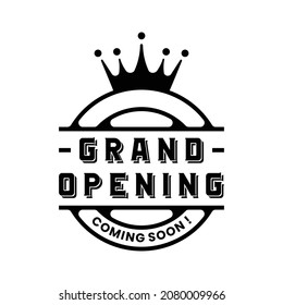 Grand opening background in flat style Free Vector
