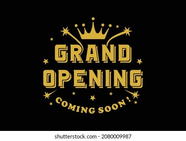 Grand opening background in flat style Free Vector