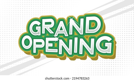 Grand opening banner template design