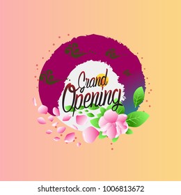 Grand Opening, beautiful greeting card