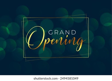 grand opening ceremony bokeh background for new beginning celebration vector