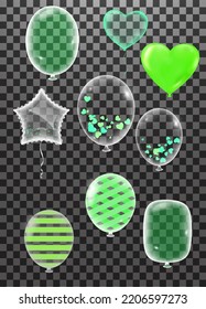 Grand opening ceremony with green confetti, for Retail, Shopping or Black Friday Promotion in style