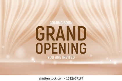 Grand opening concept. Vector Illustration. EPS10