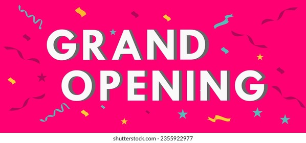 Ilustración del logotipo de diseño de apertura general