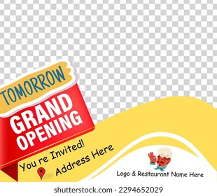 Grand Opening Graphic Design Template 