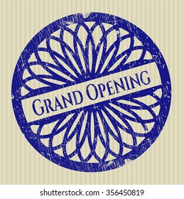 Grand Opening grunge stamp