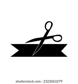 grand opening icon illustration on white background..eps