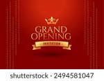 grand opening inauguration event background for business presentation vector