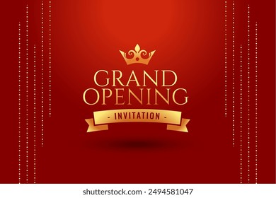 grand opening inauguration event background for business presentation vector