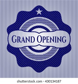 Grand Opening jean background