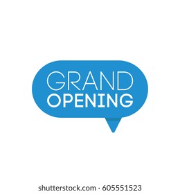 grand opening - label design