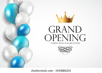 Grand Opening Luxury Invitation Banner Background. Vector Illustration EPS10