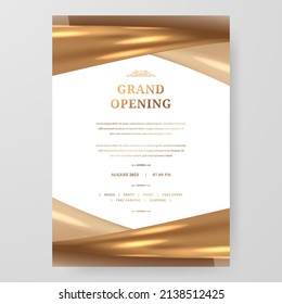 Grand Opening Ceremony Poster Concept Invitation. Grand Opening Event  Decoration Party Template. Royalty Free SVG, Cliparts, Vectors, and Stock  Illustration. Image 114639013.