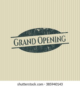 Grand Opening with rubber seal texture