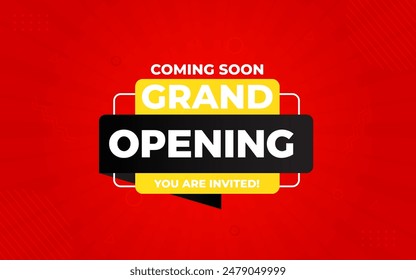 Grand opening sale banner. Grand opening sale banner template for social media, website, business, marketing, and advertising. Grand opening abstract vector design Illustration.