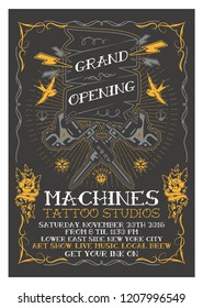 Grand Opening Studio Flyer Template