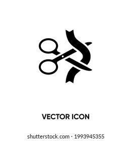 Grand opening vector icon. Modern, simple flat vector illustration for website or mobile app.Opening ceromony symbol, logo illustration. Pixel perfect vector graphics	