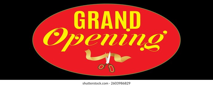 Grand Opening vector illustration design. Eps 10