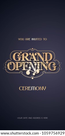 new shop opening invitation