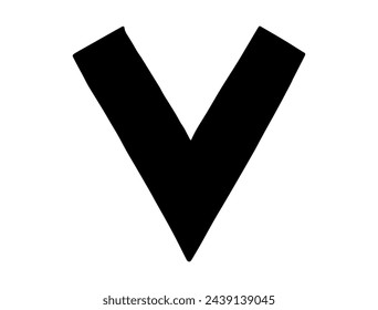 Grand orator collar silhouette vector art