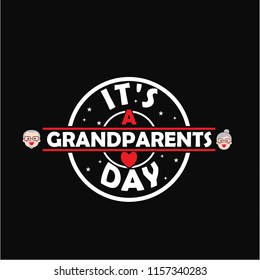 grand parents day. Vector Illustration