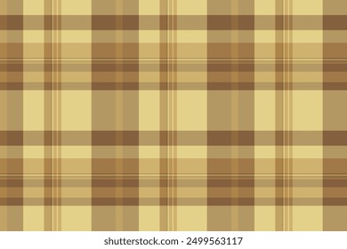Grand pattern tartan check, lady texture plaid seamless. Chequered vector background fabric textile in amber and orange colors palette.