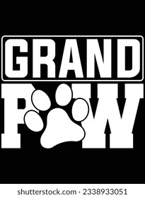 Grand paw EPS file for cutting machine. You can edit and print this vector art with EPS editor.