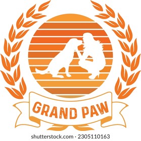 Grand Paw,Dog Mom Shirt,Dog Lover Shirt,Dog Mom,Fur Mama,Gift For Dog Lover,Dog Mama Shirt,mug svg,paw svg,dog quote,Vintage,American,Funny,Pet,