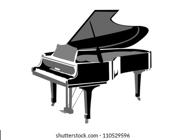 10,897 Grand piano Stock Vectors, Images & Vector Art | Shutterstock