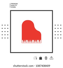 Grand piano icon