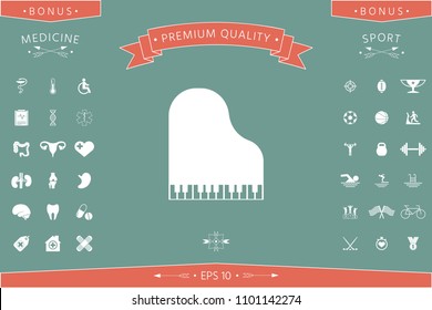 Grand piano icon