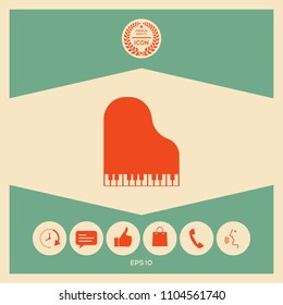 Grand piano icon