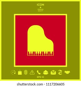 Grand piano icon
