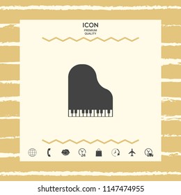 Grand piano icon