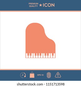 Grand piano icon