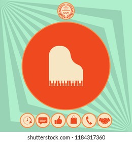Grand piano icon