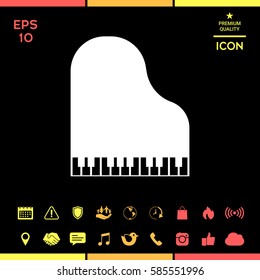 Grand piano icon