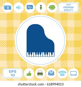 Grand piano icon