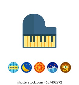 Grand piano icon